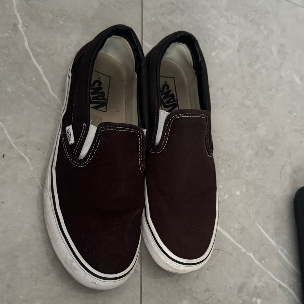 Vans Men's Black Classic Slip-On Shoes
